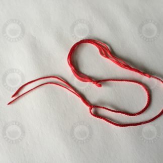 Red thin lucky necklace
