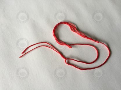 Red thin lucky necklace