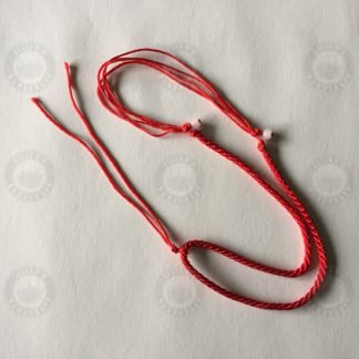 Red spiral necklace