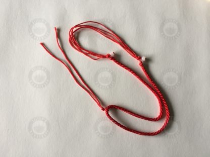 Red spiral necklace
