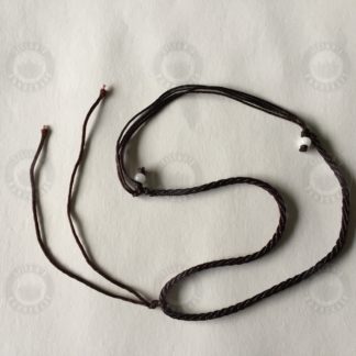 Brown spiral necklace
