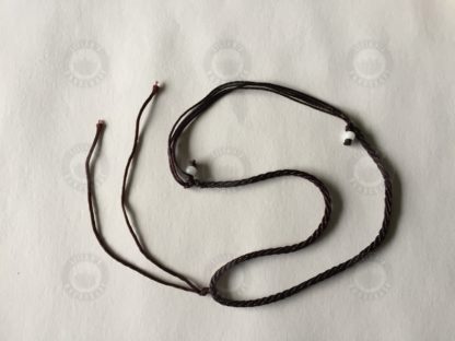 Brown spiral necklace