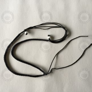 Black spiral necklace