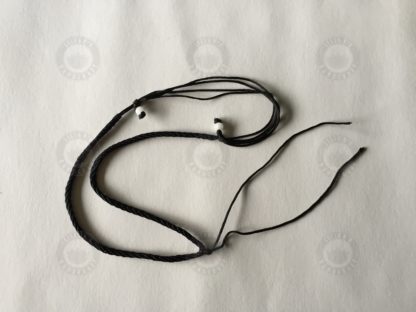Black spiral necklace