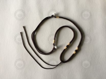 Lucky thick, brown necklace